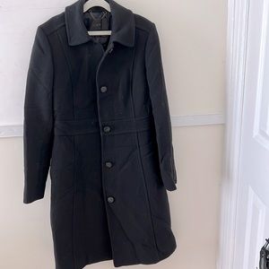 JCrew Black Lady Day Coat with Thinsulate